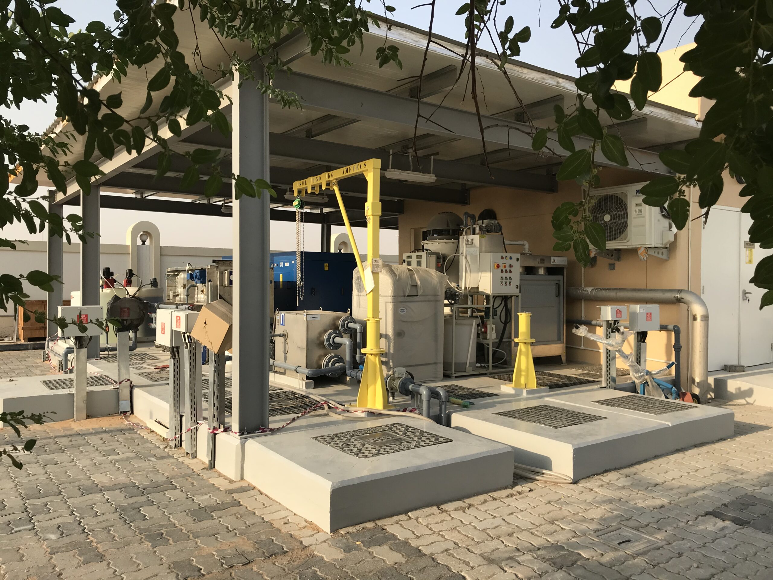 4 x 50 KLD slaughter house WWTP in United Arab Emirates