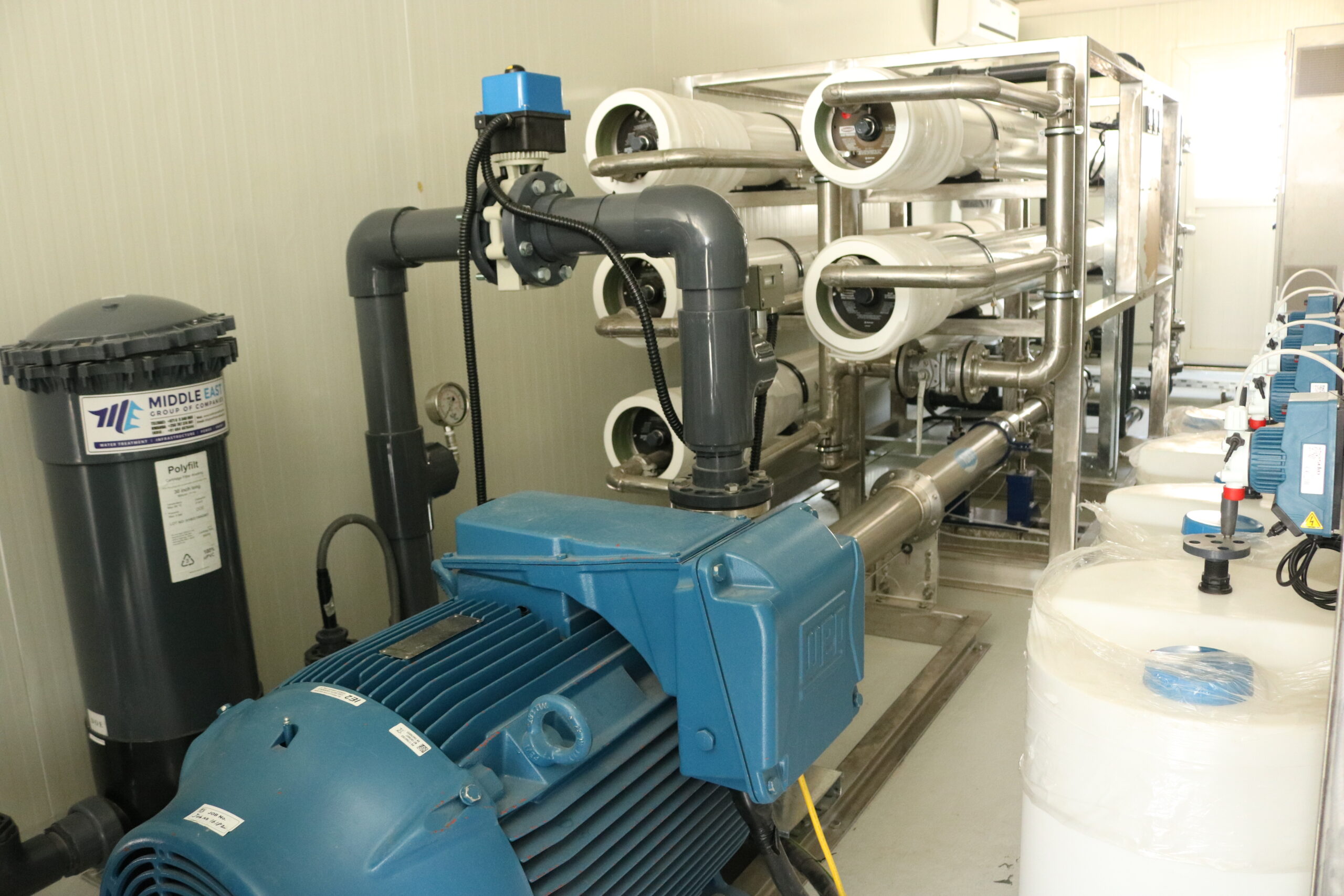 300 CMD Containerized water filtration system