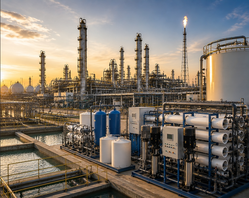 Integrated Water Treatment for Oil, Gas & Petrochemical Clusters in Saudi Arabia